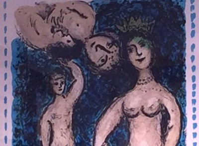 Marc Chagall - Woman with Crown