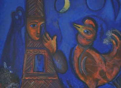 Marc Chagall - Paris at Night