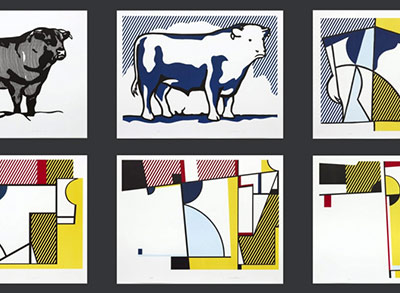 Roy Lichtenstein - Bull Series