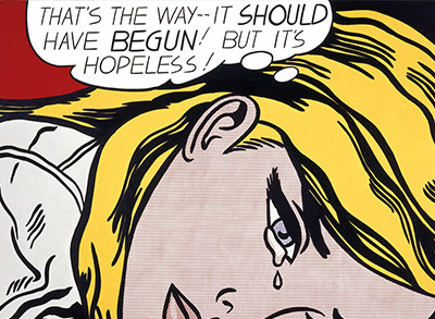 Roy Lichtenstein - Crying Girl