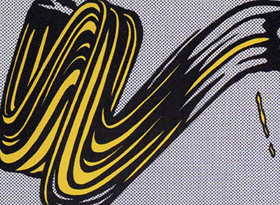 Roy Lichtenstein - Brushstroke