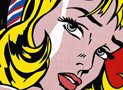 Roy Lichtenstein - Girl with Hair Ribbon